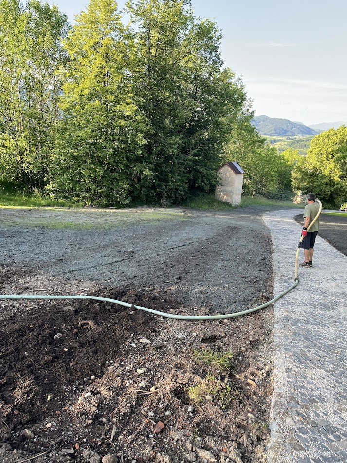Hydroosev a spevňovanie svahu